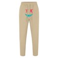 thumbnail image 5 of Zszcpp Men'S Linen Pants Cool Cropped Long Simple Cartoon Softable Print Handsome Lounge Trousers Casual Trouser, 5 of 5