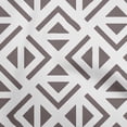 thumbnail image 1 of oneOone Tissu Polyester Spandex Gris Géométrique Triangle Matériel de Robe Tissu Imprimé Tissu au Mètre 56 Pouces de Large, 1 of 4