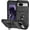 Black, variant on HCTian Military Grade Case for Google Pixel 8A, Rugged Phone Case with Kickstand, Slide Camera Cover Protection, Shockproof Case for Google Pixel 8A Phone Case