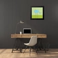 thumbnail image 4 of Vess, June Erica 20x20 Black Modern Framed Museum Art Print Titled - Stick-leg Elephant I, 4 of 5