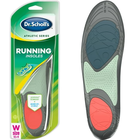 Dr. Scholl’s Athletic Series Running Insoles for Women, 1 Pair, Size (Best Cushioned Insoles For Running)