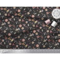 thumbnail image 3 of Soimoi Cotton Duck Fabric Leaves & Floral Artistic Print Fabric by The Yard 42 Inch Wide, 3 of 3