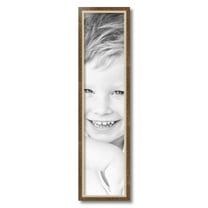ArtToFrames 7" x 30" Taupe with Silver Lip Picture Frame, 7x30 inch Multi Wood Poster Frame (WOM-4986),  Pack