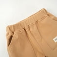 thumbnail image 3 of Gibobby Girls' School Uniform Jogger Pants, Elastic Waistband with Drawstring Closure, Stretch Performance Fabric,Khaki,4-6 Years, 3 of 6