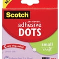 thumbnail image 6 of Scotch Small Adhesive Dots Tape 010-300M Craft Photo Easy Dispense Clear, 6 Packs, 6 of 9