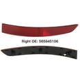 thumbnail image 3 of Bumper Reflector Lens,Car Rear Bumper Reflector Improve Driving  Red Lens Bumper Reflector Strip Replacement For NS7 2016 To 2021, 3 of 8