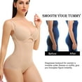 thumbnail image 3 of FITVALEN Women Shapewear Tummy Control Fajas Colombianas Open Bust Bodysuit Slimmer Body Shaper, 3 of 6