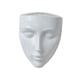 thumbnail image 3 of Maceta colgante con forma de cara para flores, maceta, jarrón, decoración, soporte para plantas, montaje en pared Blanco, 3 of 9