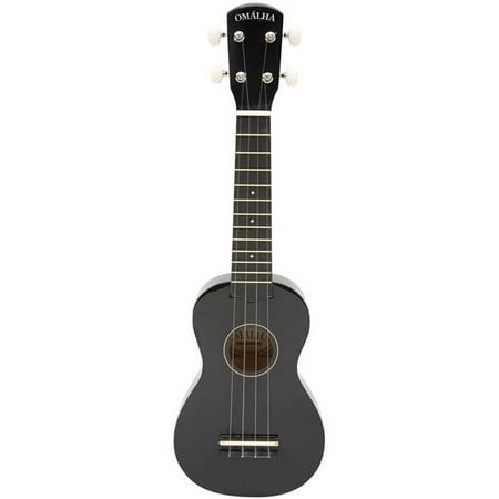 Omalha Soprano Ukulele - Black