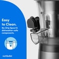 thumbnail image 3 of Nutribullet - Exprimidor lento, máquina exprimidor de masticaje lento, fácil de limpiar, motor silencioso y función inversa, sin, 3 of 7
