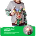 thumbnail image 3 of JOYIN Womens LED Light Up Reindeer Ugly Christmas Sweater Built-in Light Bulbs, 3 of 6