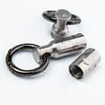thumbnail image 2 of Tiny Titanium Keychain Pill Holder Case Waterproof Fob Travel Pocket Organizer, 2 of 9