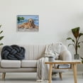 thumbnail image 2 of Stupell Industries Coastal Waterfront Scenery Golden Retriever Relaxing Dock Paintings Gray Framed Art Print Wall Art, 20x16, by MB Cunningham, 2 of 6
