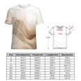 thumbnail image 2 of Marble Blue Greene Purple And Gold Stripes Women's T-Shirt Short Sleeve T Shirts Tops Tee Ladies Loose T, 2 of 6