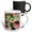 Multicolor, variant on 3drose, Colorful Artistic Pattern of Daisy Flowers and Abstract Background, 11oz Mug