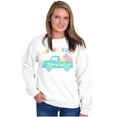 thumbnail image 3 of Happy Easter Truck On The Egg Hunt Women Crewneck Sweatshirt Brisco Brands S, 3 of 6