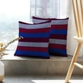 thumbnail image 6 of LALILO Throw Pillow Covers Red White And Blue Diamond And Chevron Cushion Cover 18" x 18", 3866 Pack, 6 of 6