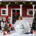 thumbnail image 1 of Yanzu3 2024 Inflatable Christmas Decoration Ball, 60cm Outdoor PVC Christmas Tree Decor, Inflatable Christmas Balls for Holiday Yard & Tree Decorations, 1 of 8