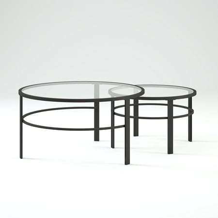 Camden&Wells - Gaia Nesting Coffee Table (set of 2) - Blackened Bronze