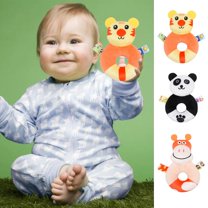 CYBIBO Baby Rattle, Baby Toys Clearance! Baby Hand Shaking Circle Educational Toys Hand Rattles Super Cute Interactive Soothing Plush Toys To Sleep Boys And Girls Gifts