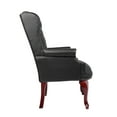 thumbnail image 6 of Boss Office Products Wingback Traditional Style Executive Guest Chair, Black, 6 of 9
