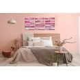 thumbnail image 6 of Pink Canvas Wall-Art - Room Decor For Teen Girls - Motivational Posters Ready To Hang Size 16" x 12" x 3 Pieces, 6 of 7