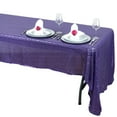 thumbnail image 5 of BalsaCircle 60" x 126" Rectangular Sequin Tablecloth Purple, 5 of 5