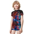 thumbnail image 2 of Henry Danger Boys Two Piece Swimsuit Kids Swimwear Set Short Sleeve Bathing Suit Trunks And Shirt, 2 of 7