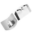 thumbnail image 3 of KAKOWELY finger protector 2pcs Stainless Steel Finger Guard Protector for Cutting Food Finger Protective Kitchen Gadgets Finger Guards Cutting Vegetables Chopping Protector, 3 of 4