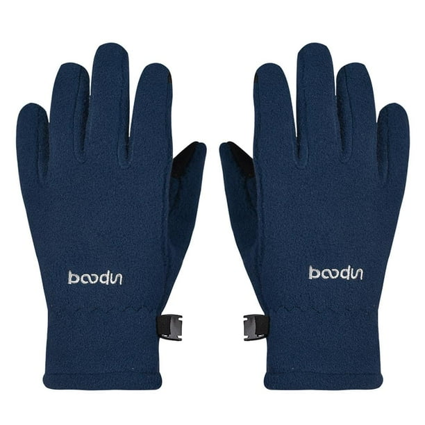 Guantes de para Guantes de Completo de Cálida de Azul shamjiam Guantes de bicicleta para niños