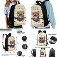 thumbnail image 2 of ZUXONGSY Cartoon Owl Book Print 4 Pack Backpack Set for Kids Boys Girls 17 In Preschool Backpack with Lunch Box Pen Case and Water Bottle Holder Large Capacity Toddler Kindergarten School Bookbag, 2 of 6