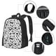 thumbnail image 2 of Fotbe Black Footprints Mochila para Hombre y Mujer - Tela Oxford 600D Resistente - Mochila Impermeable de Gran Capacidad para Escuela, Viajes y Senderismo, 2 of 6