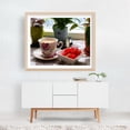 thumbnail image 4 of Tea in a Teacup & Saucer - Photography Kitchen Decor Floral Breakfast Fruit Garden Café Oak Framed Wall Art Print 11 x 14 inches, 4 of 5
