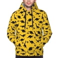 thumbnail image 2 of Bingfone Dinosaur Men's Drawstring Hoodie Long Sleeve Pocket Sweatshirts-Large, 2 of 6