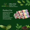 thumbnail image 5 of Pétalos de rosa y palitos orgánicos de salvia blanca con flores para limpiar el hogar, meditación, yoga, curación y manchas | Paquetes de salvia blanca de California de origen sostenible (paquete de 1, 5 of 5
