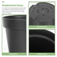 thumbnail image 3 of SHINYPASING Planting Flower Pot 2Pcs Plastic 6x6in For Indoor Plants, 3 of 8