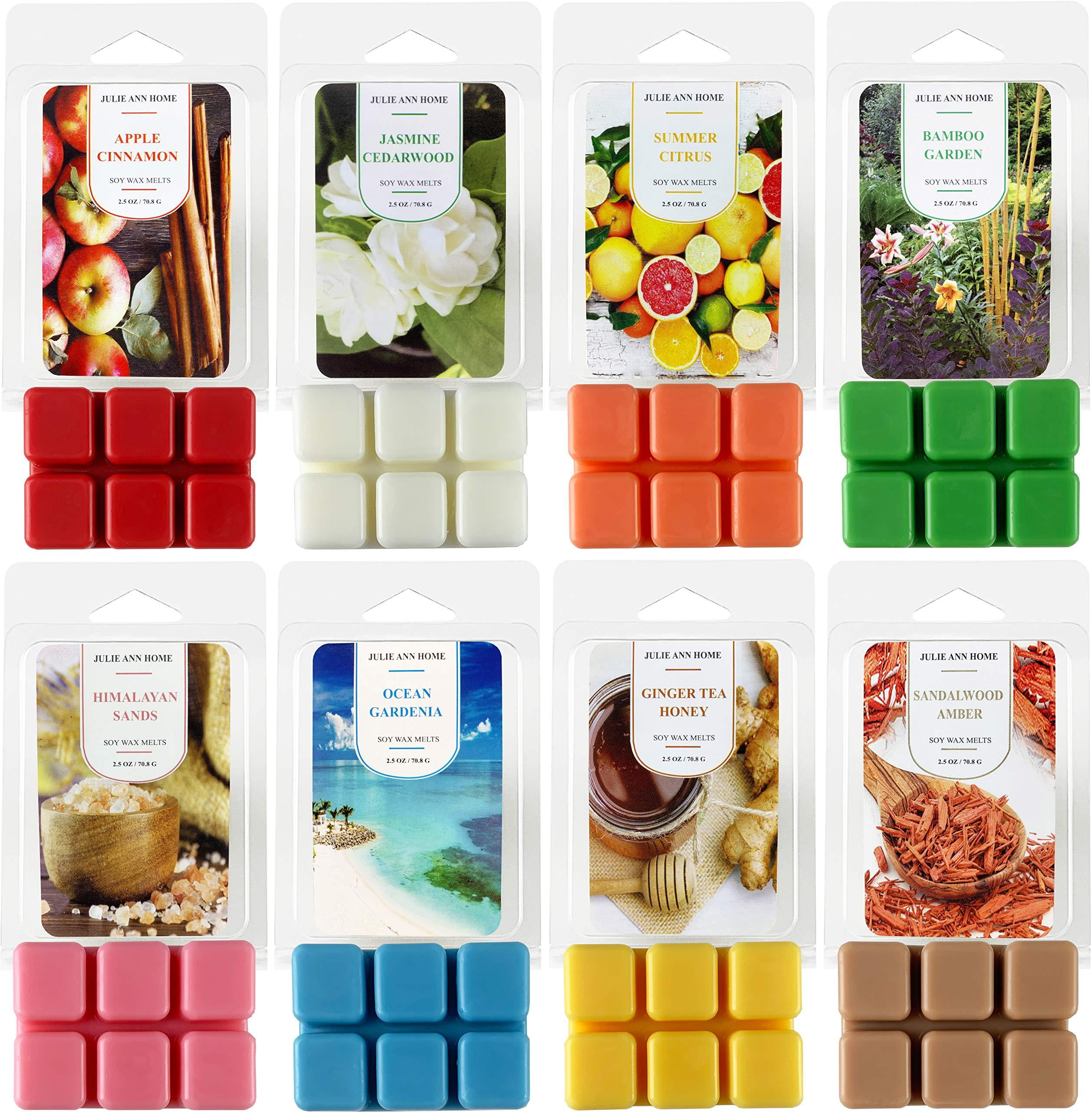 Beeswax and Soy Wax Melts Cubes 6 per pack Clean Fresh and Coastal Scented Wax Melts Cubes