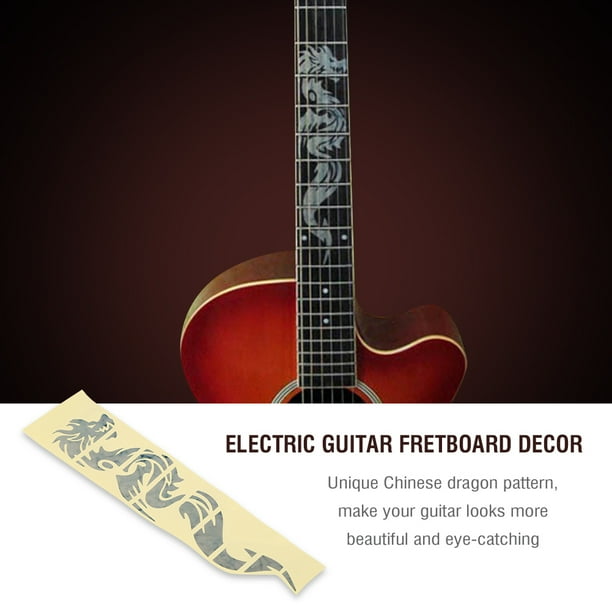 dragon pattern guitar inlay stickers markers for acoustic