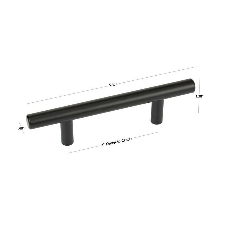 Matte black cabinet pulls deals