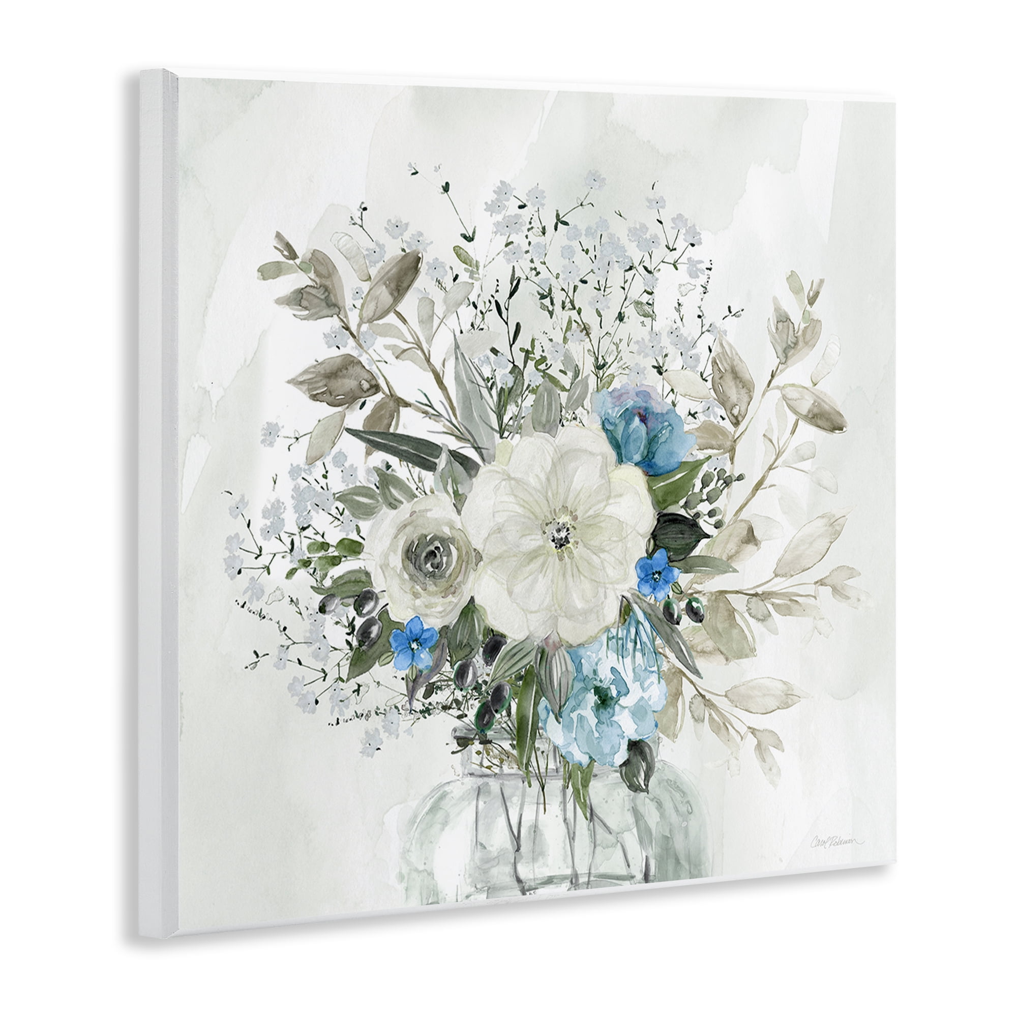 Stupell Industries Bundle of Country Florals Plants & Flowers Painting Unframed Art Print Wall Art, 12 x 12