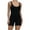 Black, variant on Women Shorts Jumpsuit Sexy Sleeveless Sling Solid Color Seamless One Piece Yoga Romper Spaghetti Strap Tank Bodycon Gym Bodysuit Backless Butt Lifter Shapewear