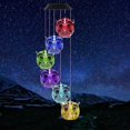 thumbnail image 1 of Wind Chimes,Owl Solar Wind Chimes Outdoor Color Changing Solar Wind Chimes Outside Clearance LED Decorative Mobile Waterproof Outdoor Decoration Light, 1 of 4
