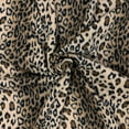 thumbnail image 3 of Shason Textile 60" x 2 yd 100% Polyester Fleece Large Cheetah Sewing & Craft Fabric, Black and Brown, 3 of 3