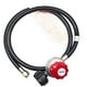 thumbnail image 1 of Manguera y regulador propano 1 5 pies reguladora parrilla gas LP ajustable 0-20 PSI, 1 of 9