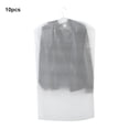 thumbnail image 1 of Bolsa de almacenamiento translúcida para colgar ropa, abrigo, traje, 10 unidades, 60 x 80 cm, 1 of 11