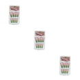 thumbnail image 4 of Vogacara 1 Juego de prensa de punta francesa en las uñas, brillo degradado, puntas de uñas artificiales Extra largas, regalos de bailarina para niñas Type1 NO1 Vogacara  CBP262188, 4 of 6