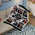 thumbnail image 2 of AISENIN Personalized Blanket with Pictures College Graduation Gifts Class of 2024 Gifts High School Graduation Custom Memories Throw Blanket, 2 of 5