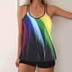 thumbnail image 1 of Traje de baño tankini de verano para mujer, talla grande, estampado, bikini dividido, traje de baño de dos piezas para mujer, trajes de baño tankini para mujer, traje de baño de 2 piezas para mujer, t, 1 of 6