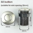 thumbnail image 2 of Garbage Disposal Air Switch Sink Top Food Waste Disposer Push Button, 2 of 5