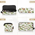 thumbnail image 5 of Hair Tool Organizer Bag with Heat Resistant Mat Removable Travel Storage Case for Hot Air Brushes Curling Irons Watercolor Coconuts Pattern, 5 of 8